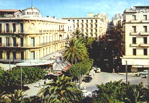 Le Boulevard Clmenceau et l'htel Martinez